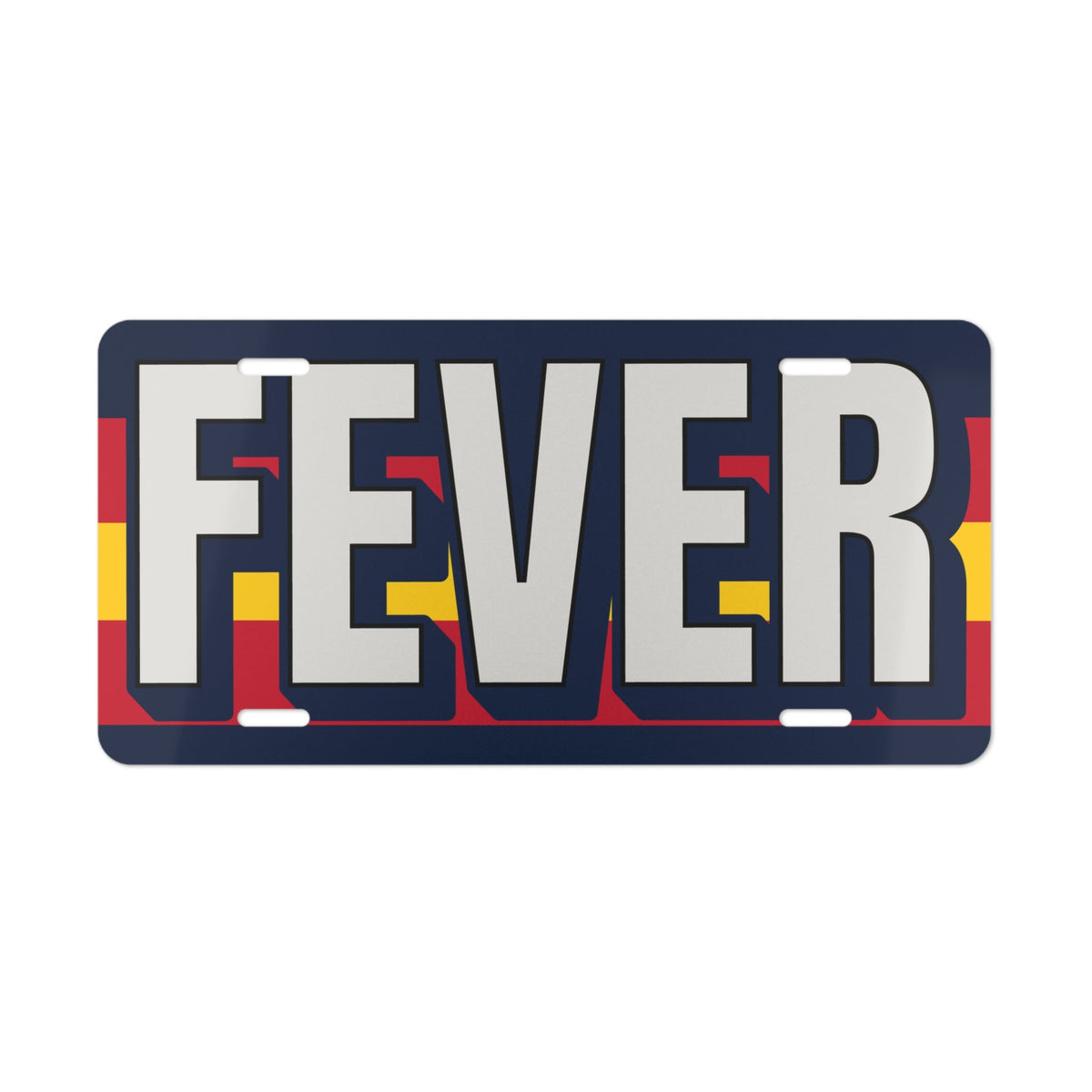 Indiana Fever Vanity Plate in 12" × 6" | Chix Sports