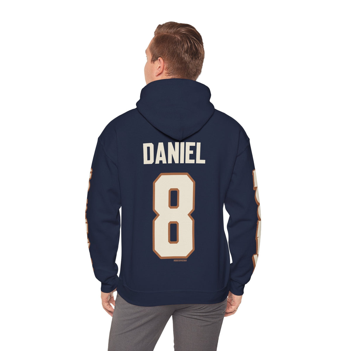 Izzy Daniel Goldeneyes Unisex Hoodie in Dark Heather | Chix Sports