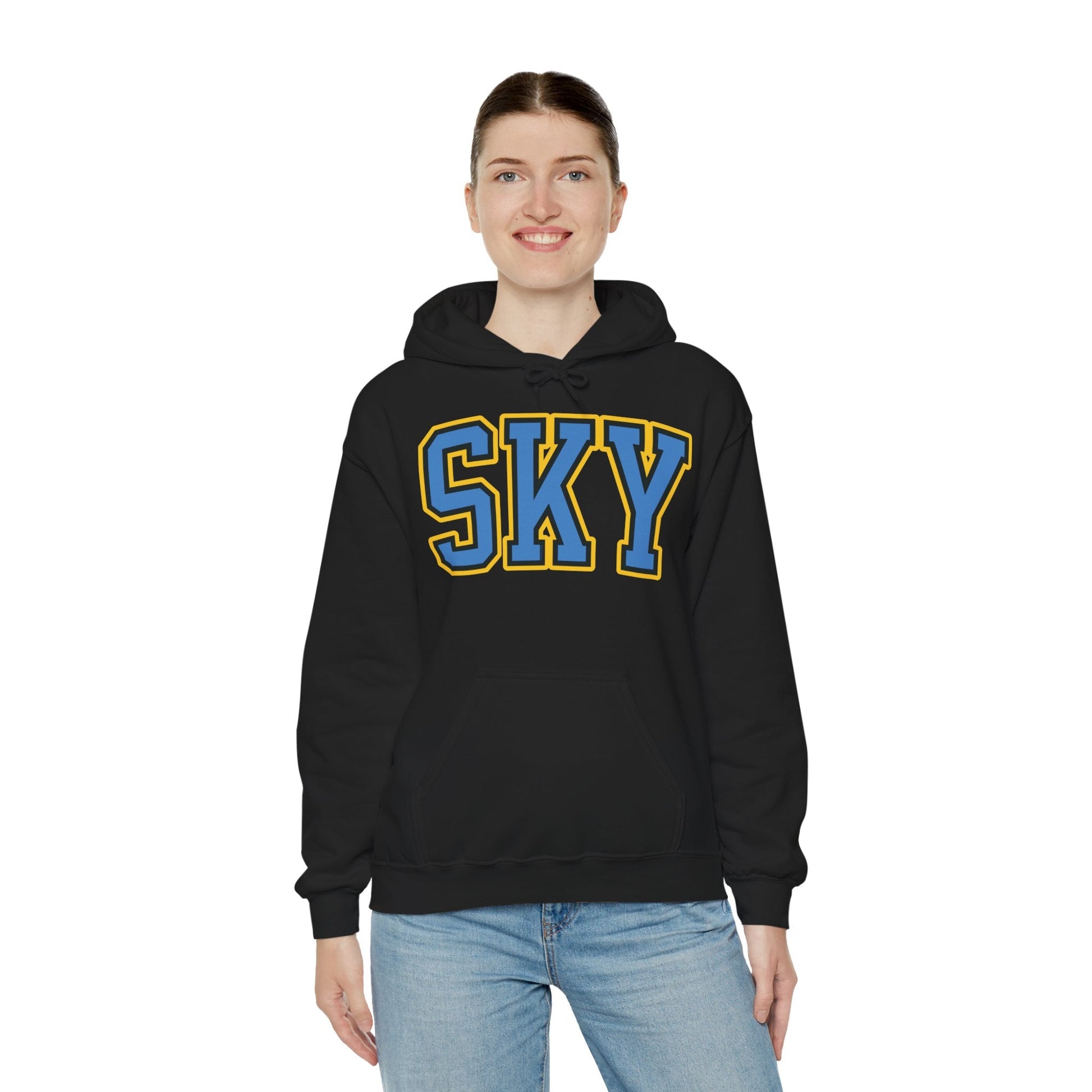 Jacy Sheldon Sky Unisex Jersey Hoodie | Chix Sports