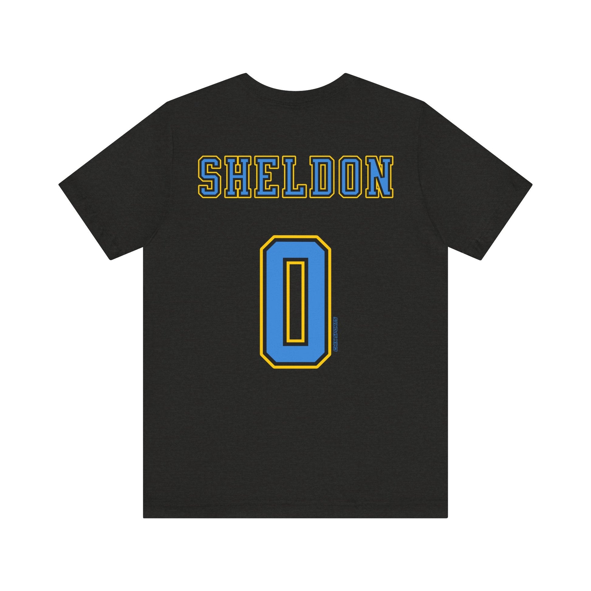 Jacy Sheldon Sky Unisex Jersey T-shirt | Chix Sports