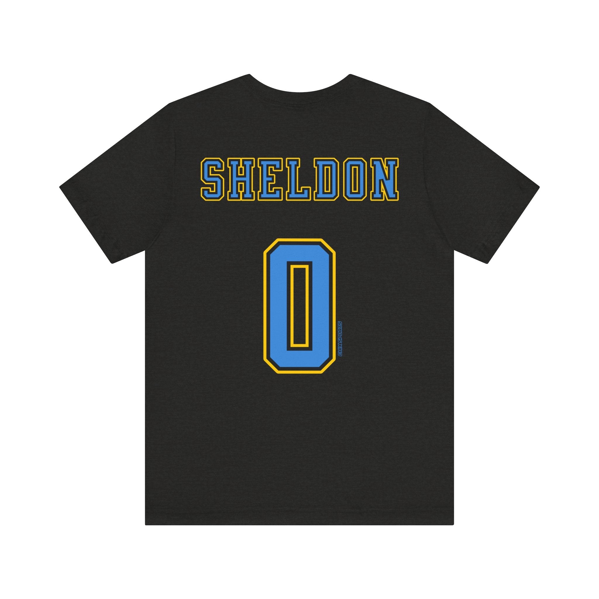 Jacy Sheldon Sky Unisex Jersey T-shirt | Chix Sports