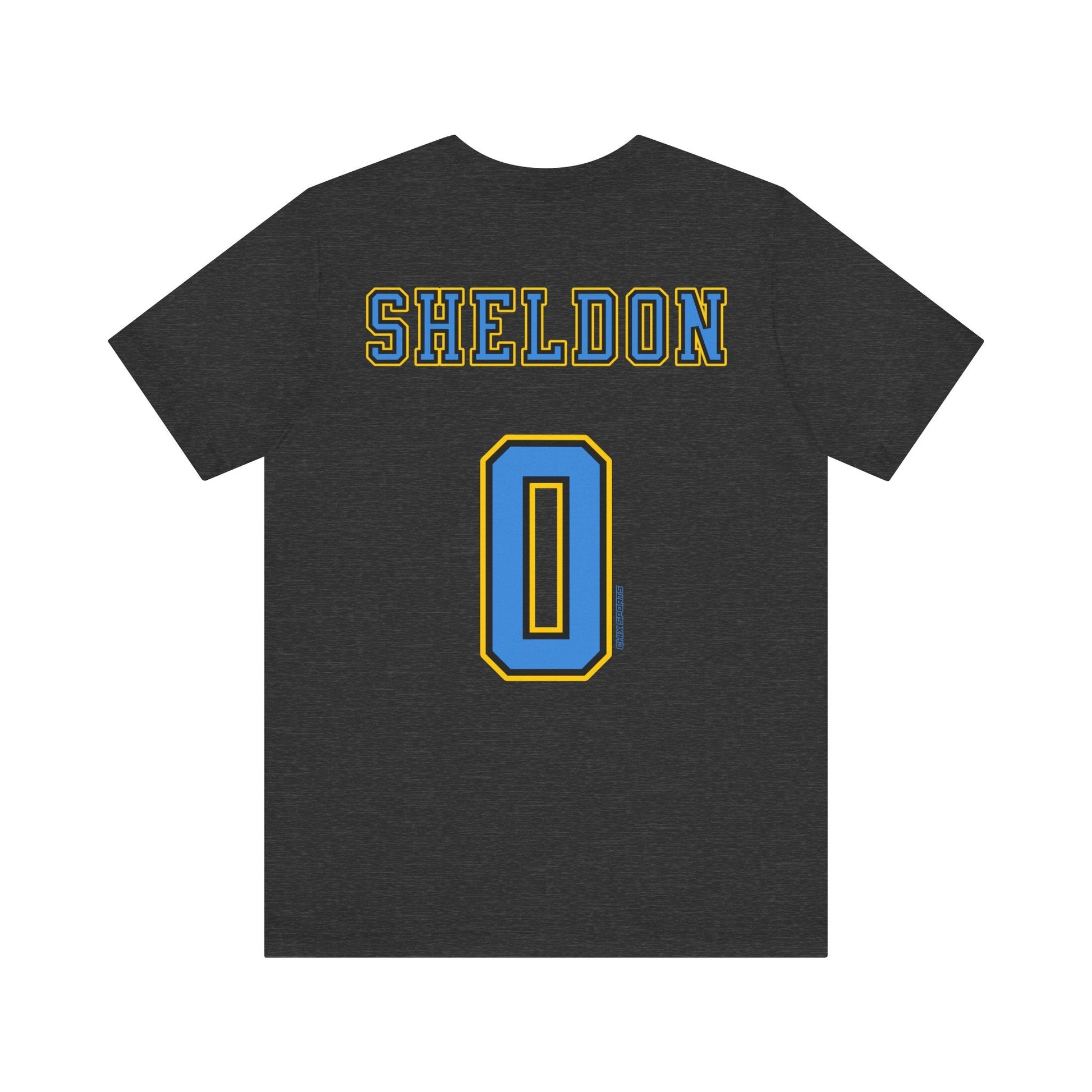 Jacy Sheldon Sky Unisex Jersey T-shirt | Chix Sports