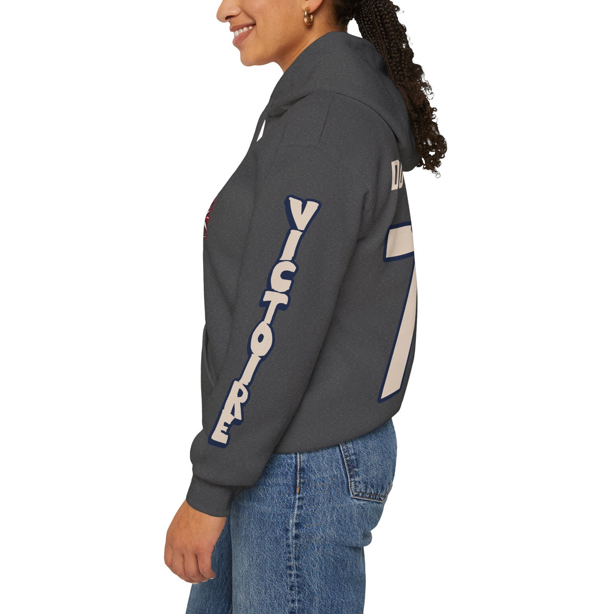 Jade Downie-Landry Victoire Unisex City Hoodie in Sport Grey | Chix Sports