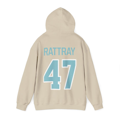 Jaime Lee Rattray 47 Heavy Fleet Hoodie - No Sleeve Print | Chix Sports