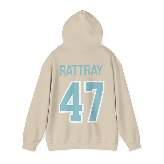 Jaime Lee Rattray 47 Heavy Fleet Hoodie - No Sleeve Print | Chix Sports
