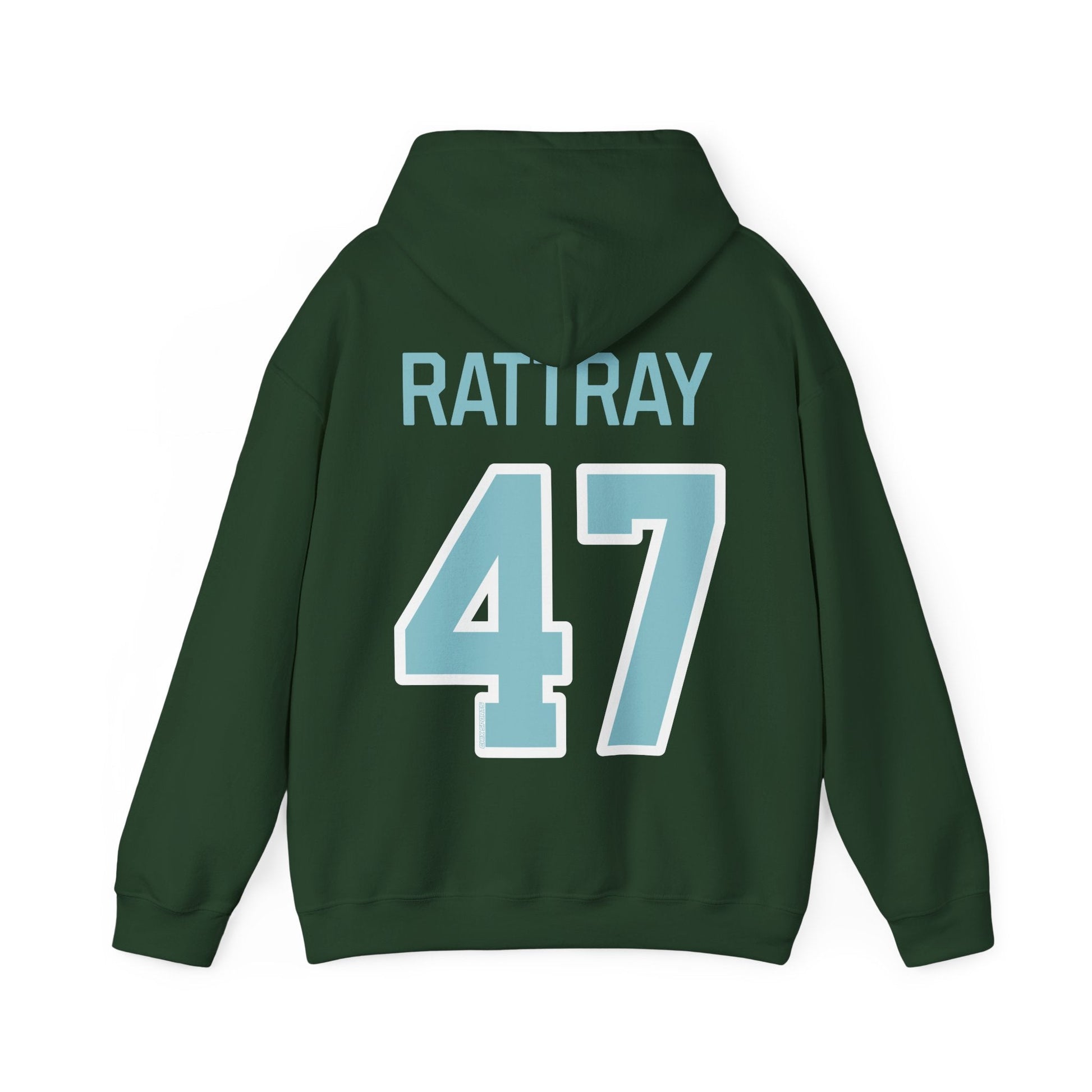 Jaime Lee Rattray 47 Heavy Fleet Hoodie - No Sleeve Print | Chix Sports