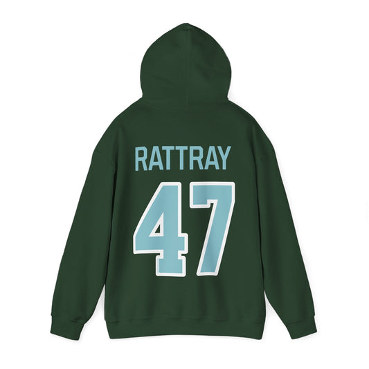 Jaime Lee Rattray 47 Heavy Fleet Hoodie - No Sleeve Print | Chix Sports