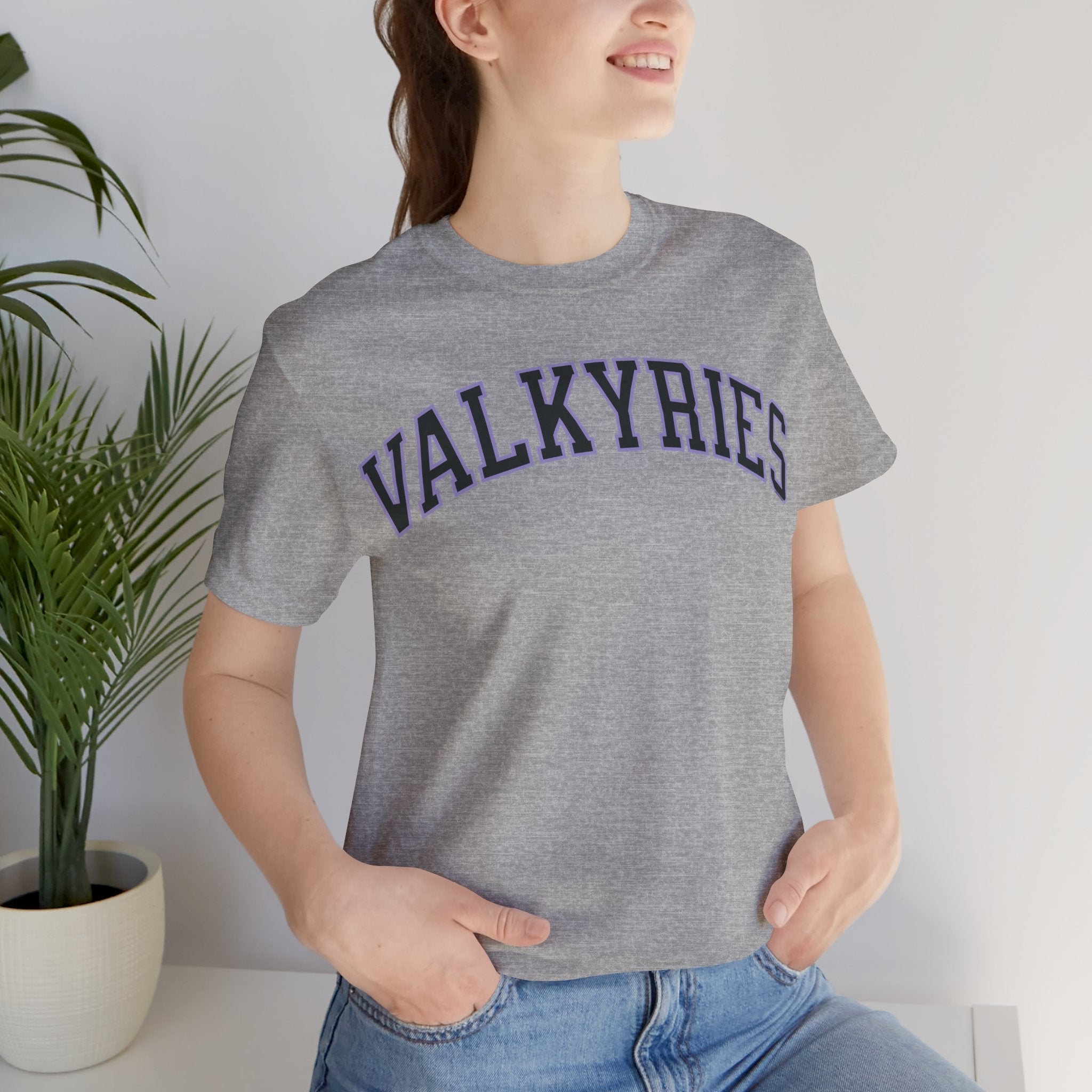 Janelle Salaun Valkyries Unisex Jersey T-shirt | Chix Sports