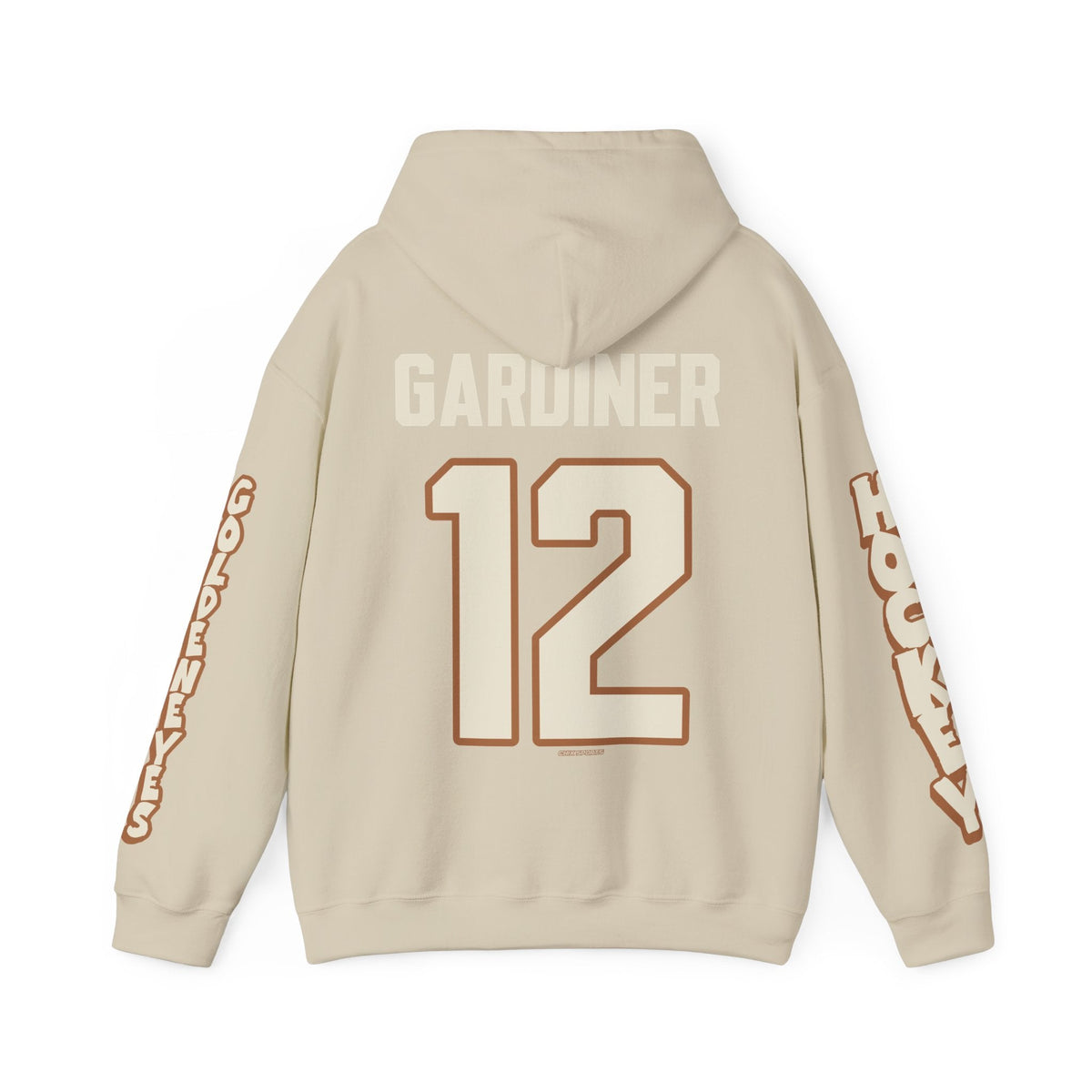 Jenn Gardiner Goldeneyes Unisex Hoodie in Sand | Chix Sports