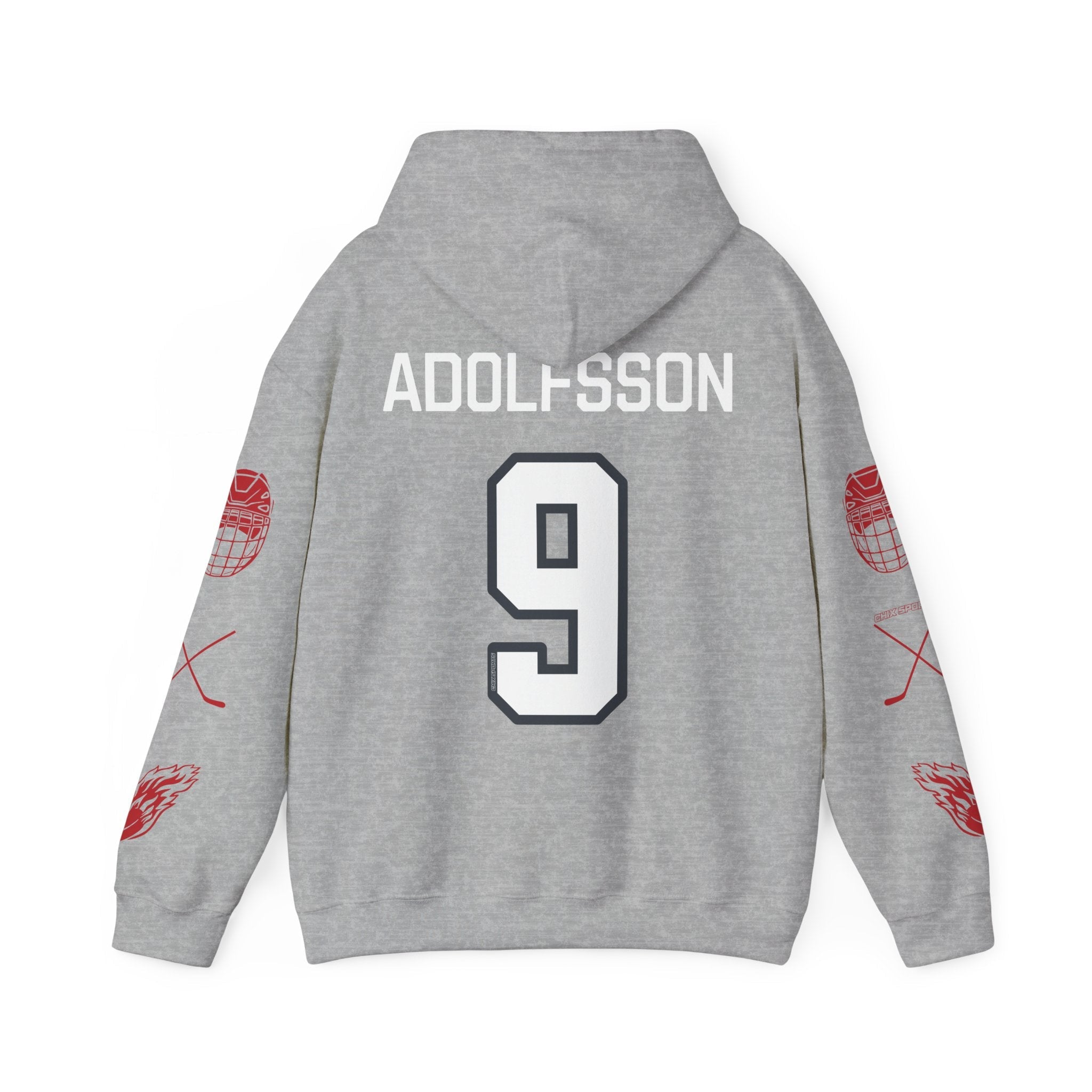Jessica Adolfsson 9 Charge Hockey Heavy Unisex Hoodie | Chix Sports