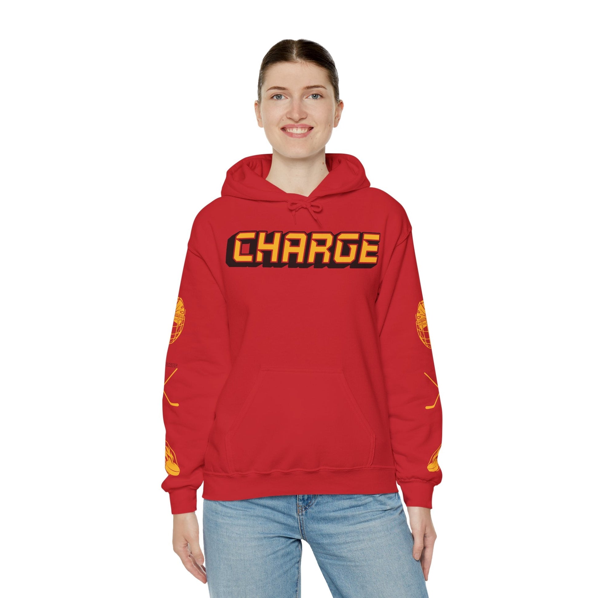 Jessica Adolfsson 9 Charge Hockey Heavy Unisex Hoodie | Chix Sports