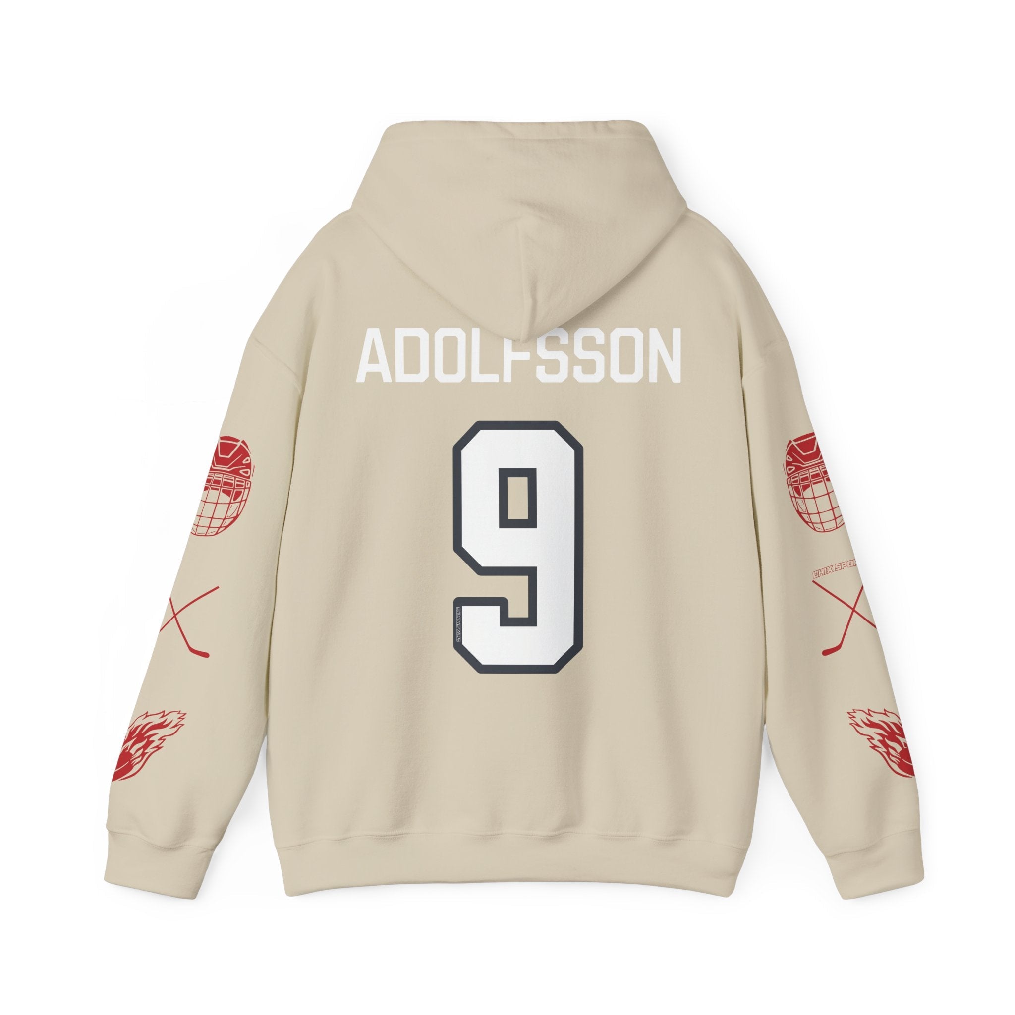 Jessica Adolfsson 9 Charge Hockey Heavy Unisex Hoodie | Chix Sports