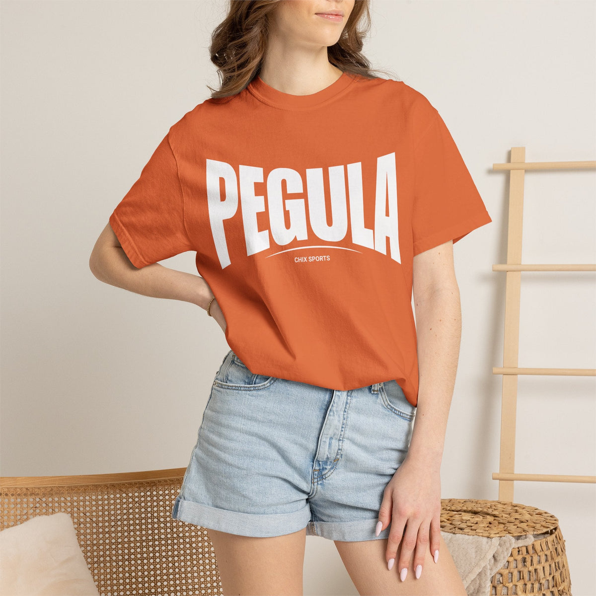 Jessica Pegula Premium Unisex Fan Shirt in Red | Chix Sports