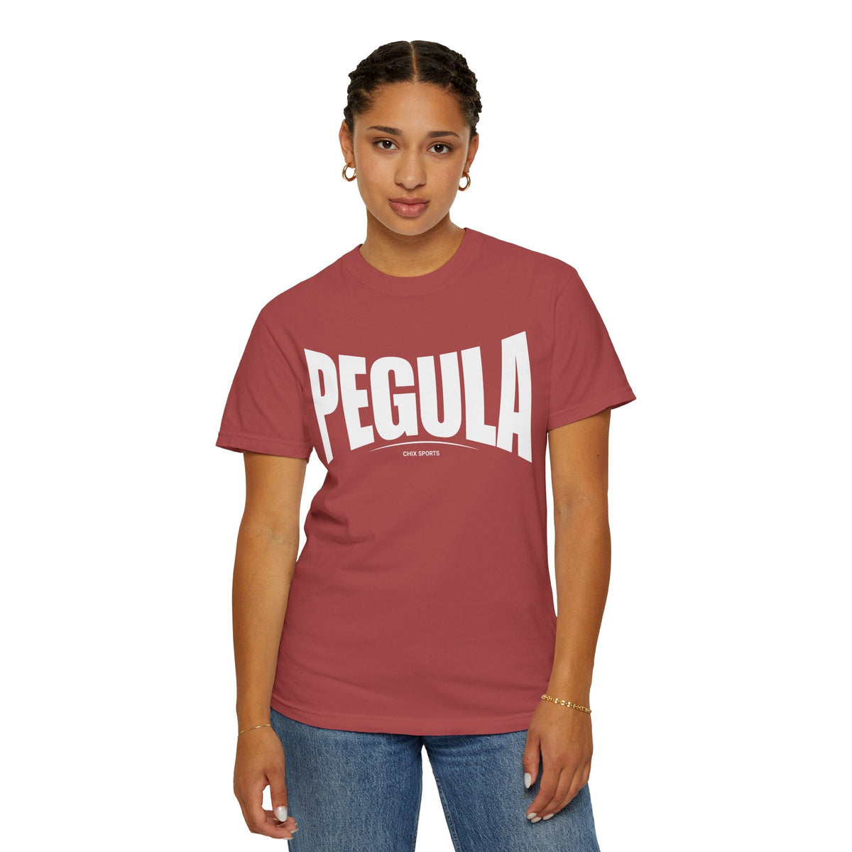Jessica Pegula Premium Unisex Fan Shirt in Red | Chix Sports
