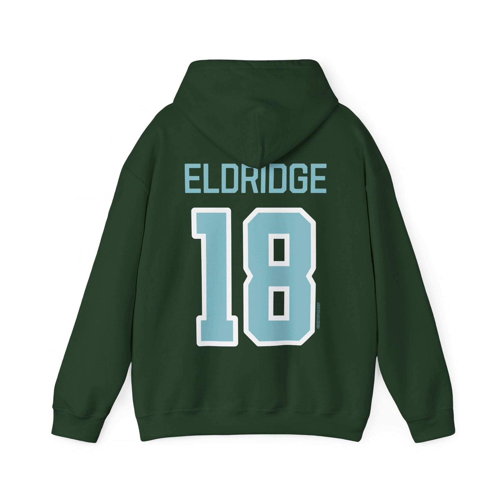 Jessie Eldridge Fleet Unisex Heavy Hoodie - No Sleeve Print | Chix Sports