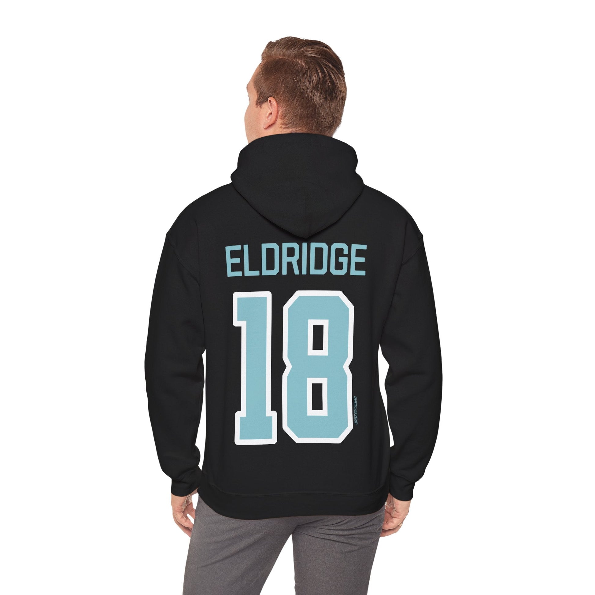 Jessie Eldridge Fleet Unisex Heavy Hoodie - No Sleeve Print | Chix Sports