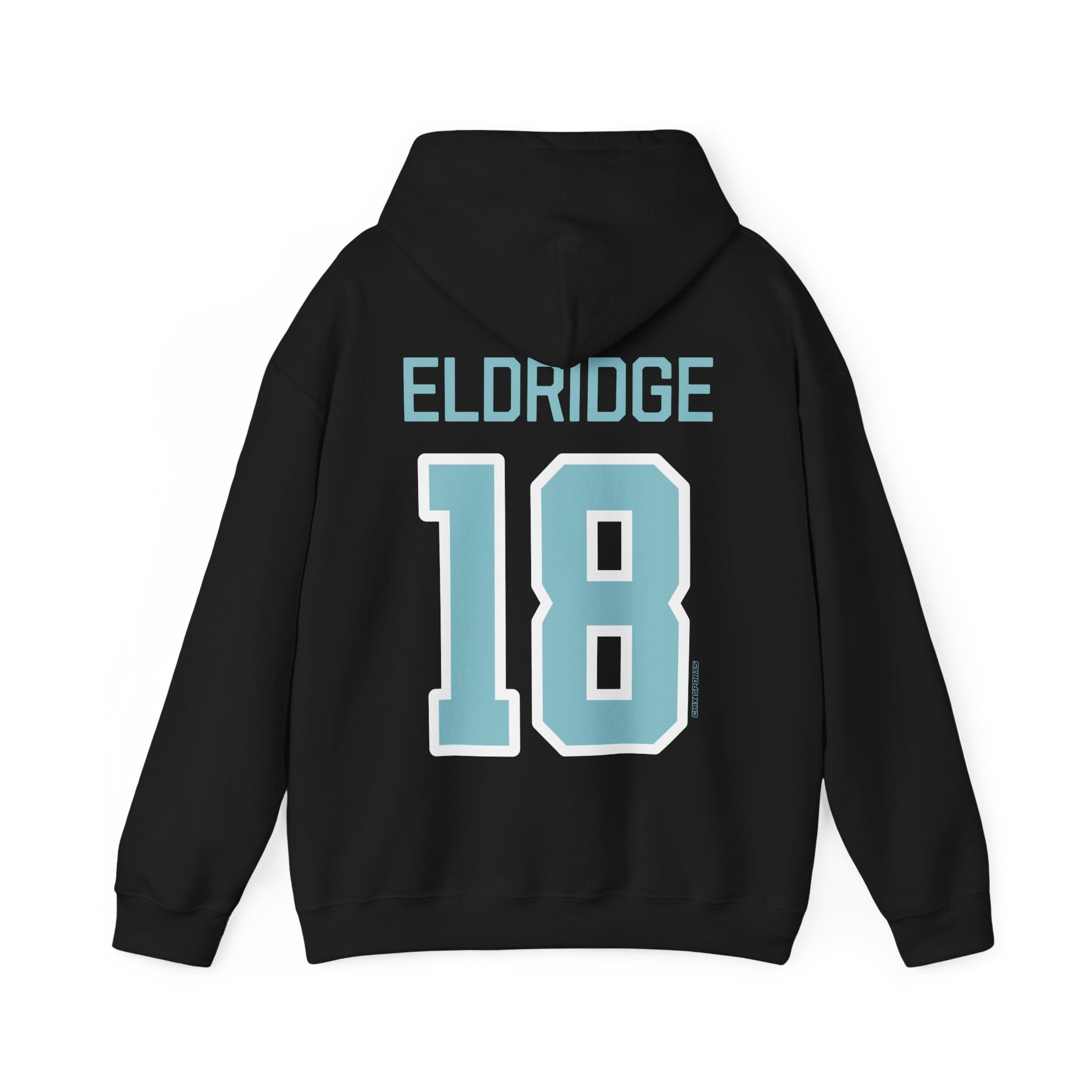 Jessie Eldridge Fleet Unisex Heavy Hoodie - No Sleeve Print | Chix Sports