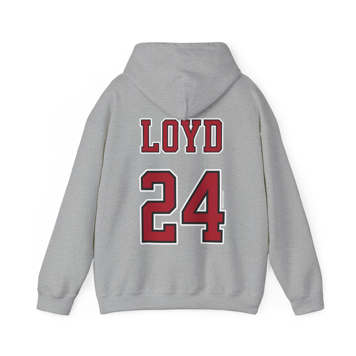 Jewell Loyd Aces Unisex Jersey Hoodie in Sport Grey | Chix Sports