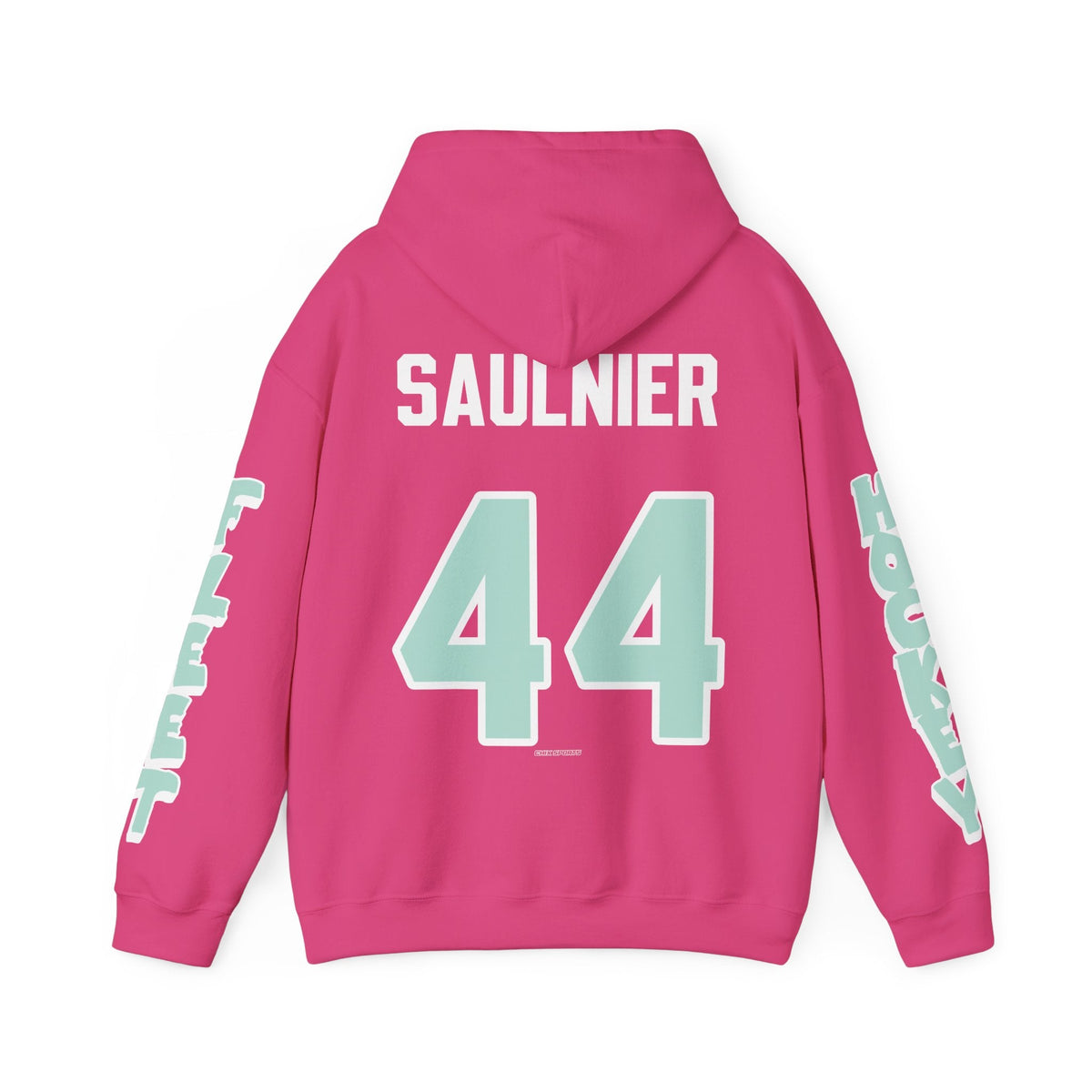 Jill Saulnier Unisex Fleet Hoodie in Heliconia | Chix Sports