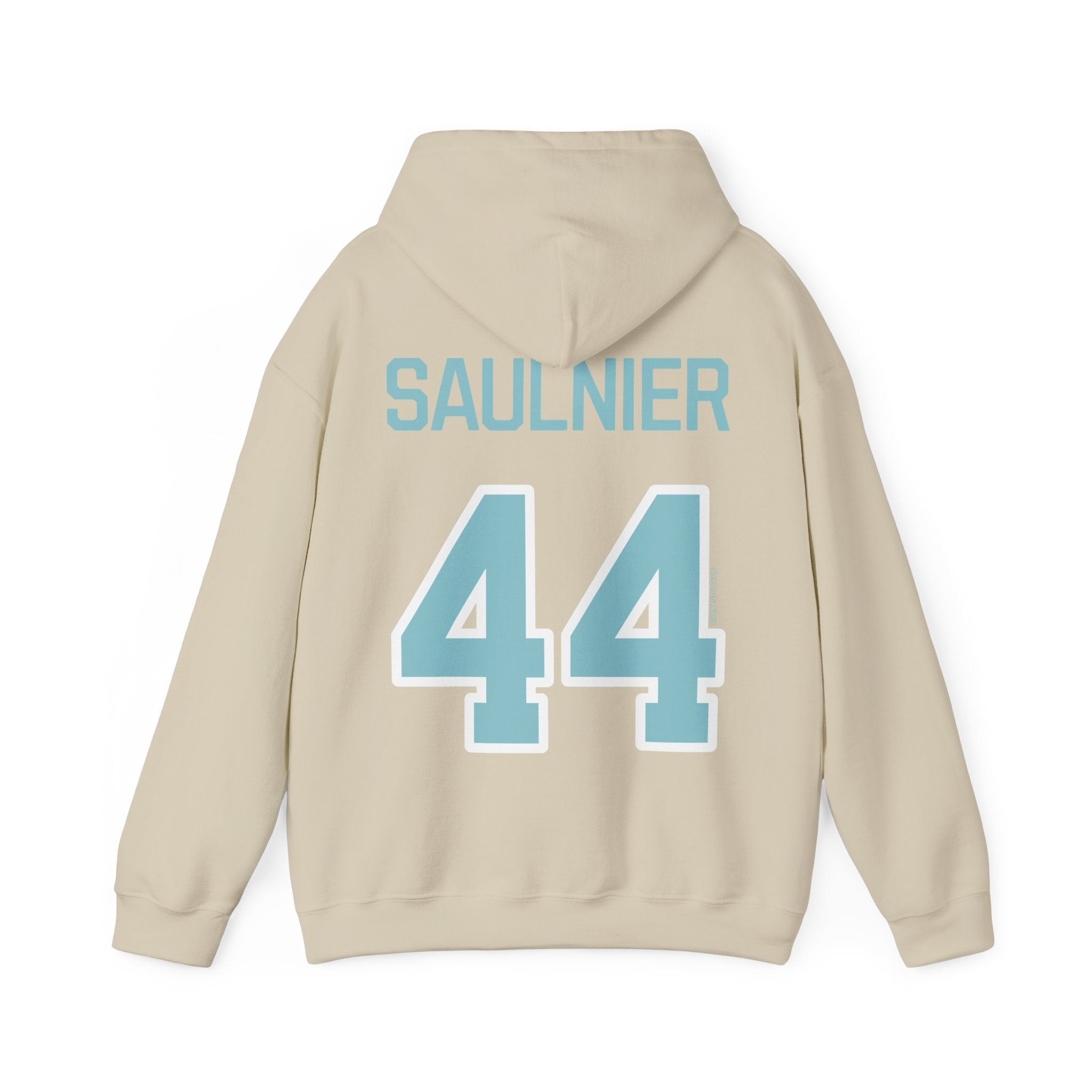 Jill Saulnier Unisex Fleet Hoodie - No Sleeve Print | Chix Sports