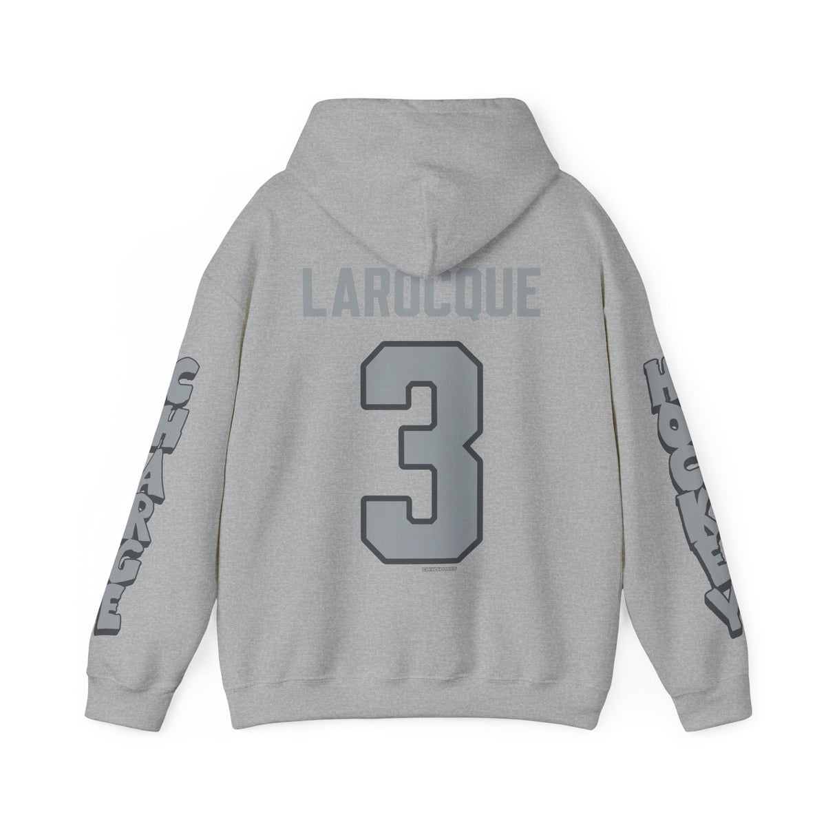 Jocelyne Larocque Charge Unisex Power Hoodie in Sport Grey | Chix Sports