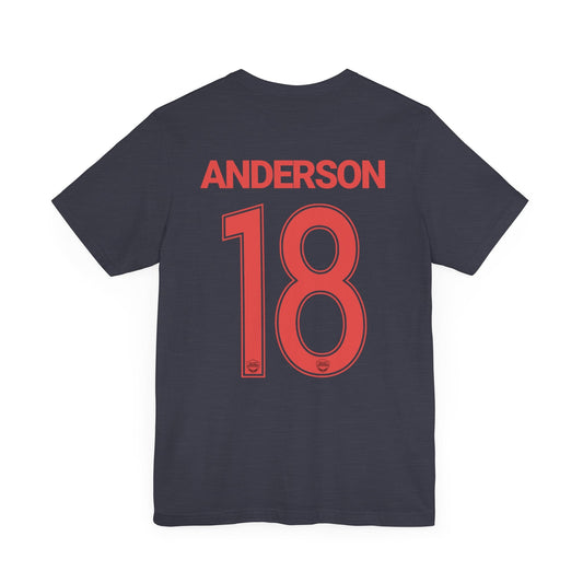 Joelle Anderson 18 Bay City Soccer Softblend T-shirt | Chix Sports