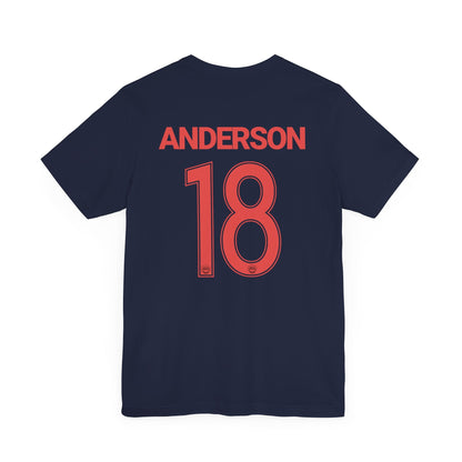 Joelle Anderson Bay Soccer Softblend T-shirt | Chix Sports