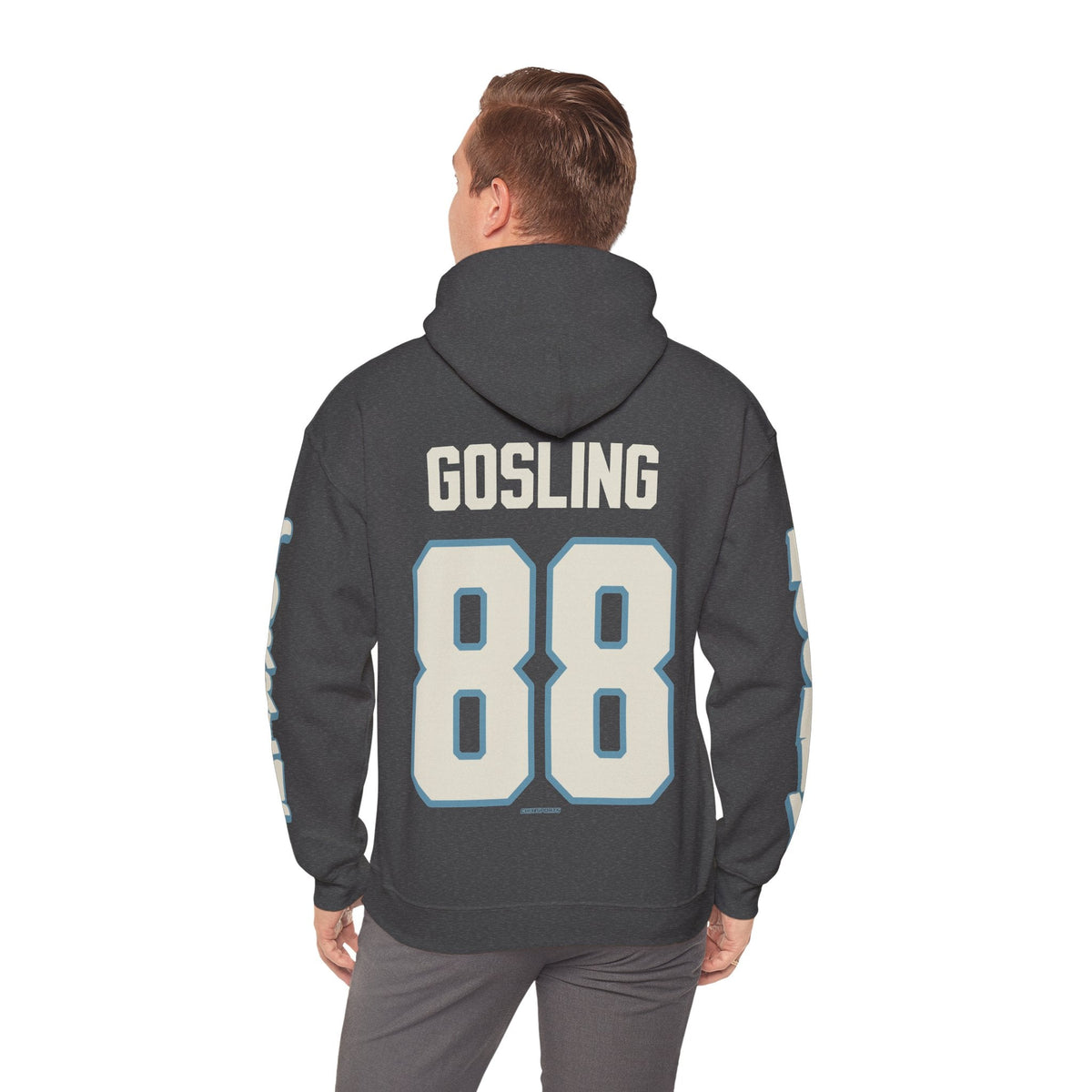 Julia Gosling Torrent Unisex Hoodie in Antique Sapphire | Chix Sports