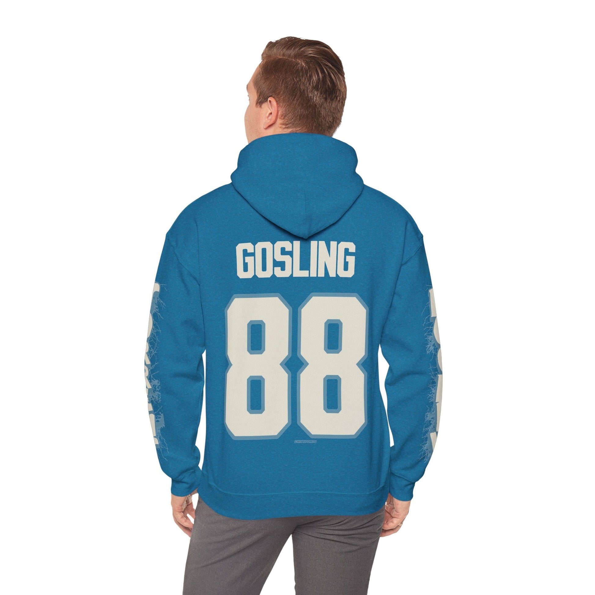 Julia Gosling Torrent Unisex Hoodie in Antique Sapphire | Chix Sports