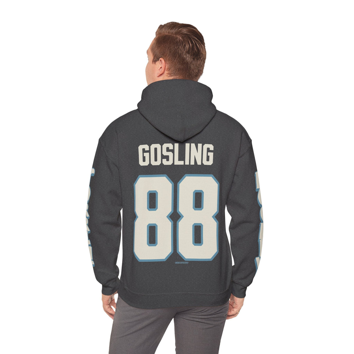 Julia Gosling Torrent Unisex Hoodie in Antique Sapphire | Chix Sports