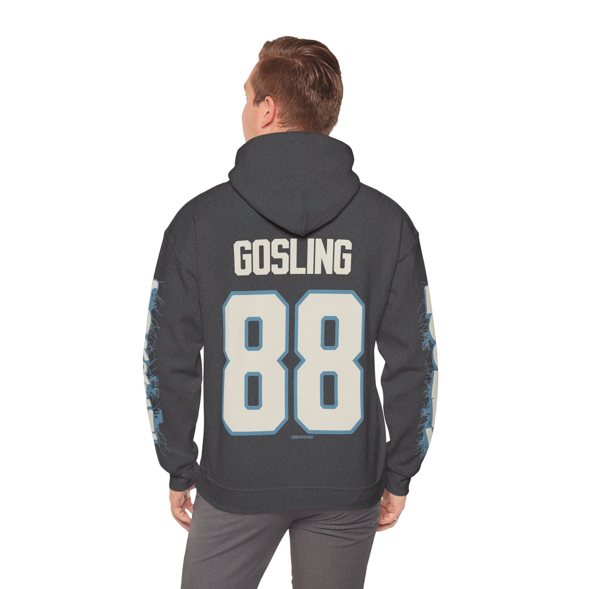 Julia Gosling Torrent Unisex Hoodie in Antique Sapphire | Chix Sports