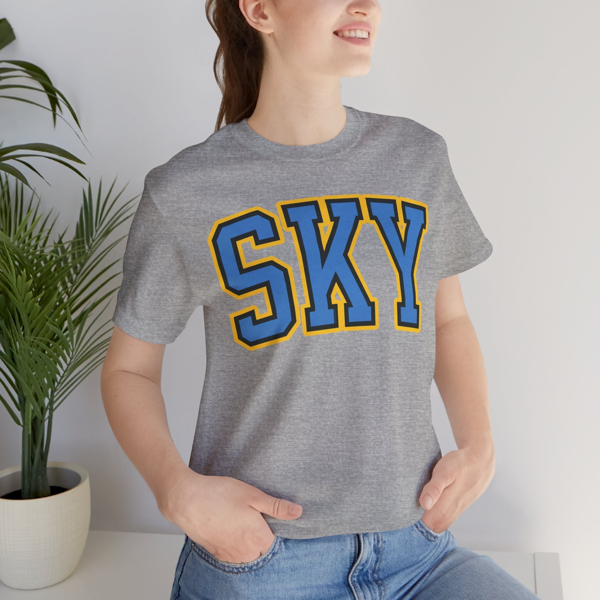 Kamilla Cardoso Sky Unisex Jersey T-shirt | Chix Sports