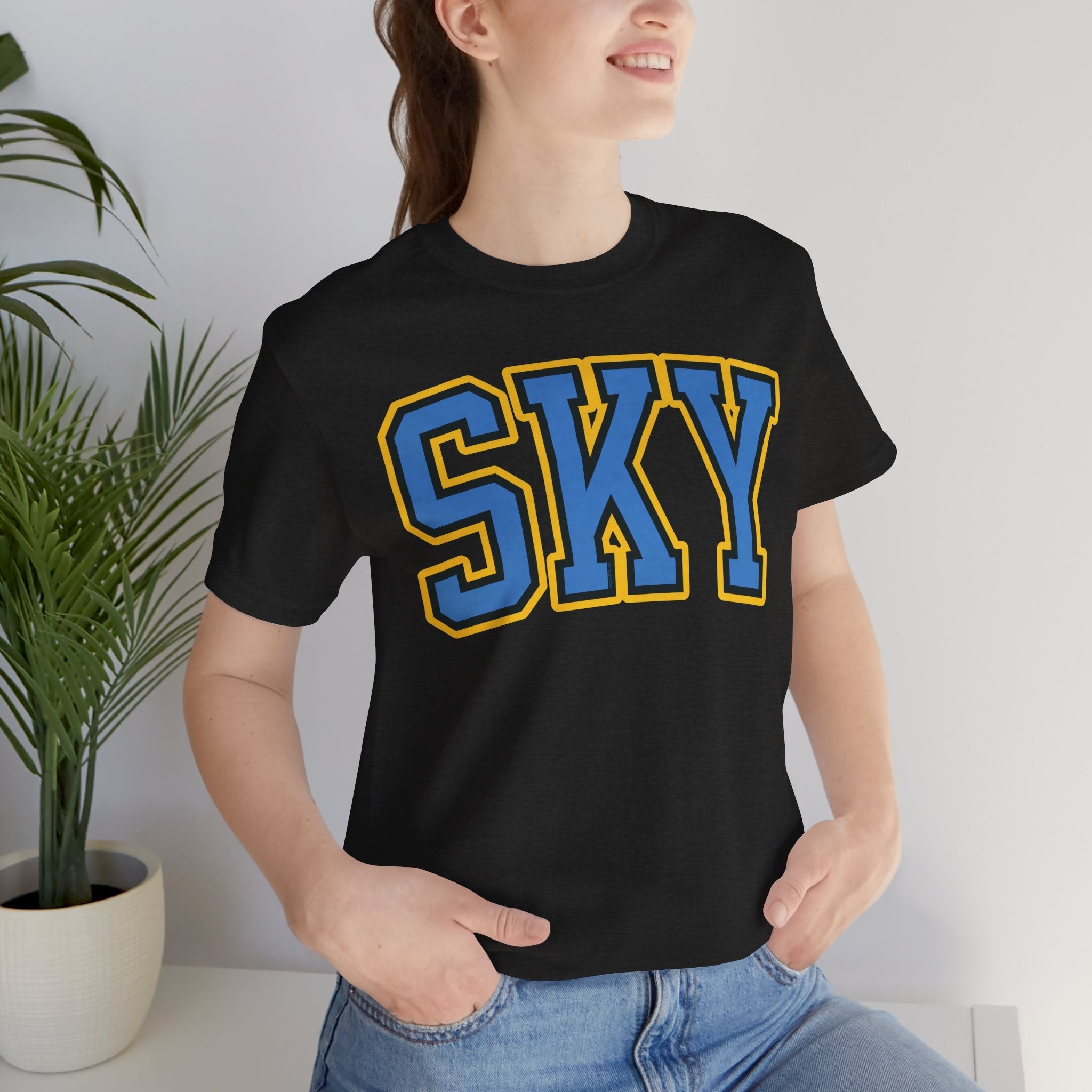 Kamilla Cardoso Sky Unisex Jersey T-shirt | Chix Sports