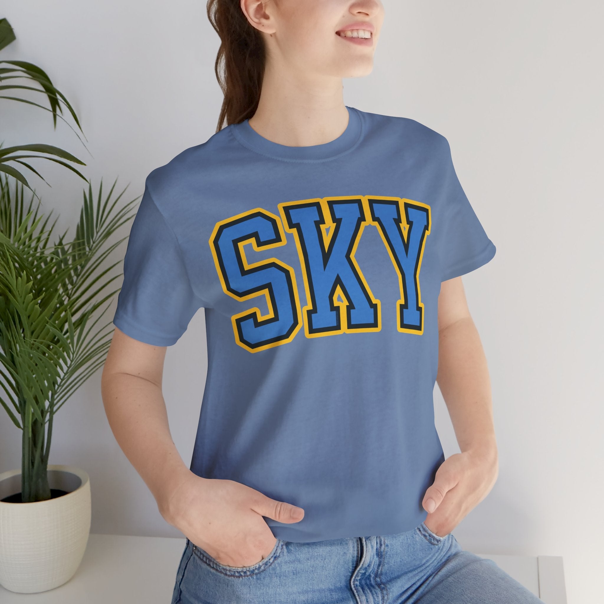 Kamilla Cardoso Sky Unisex Jersey T-shirt | Chix Sports