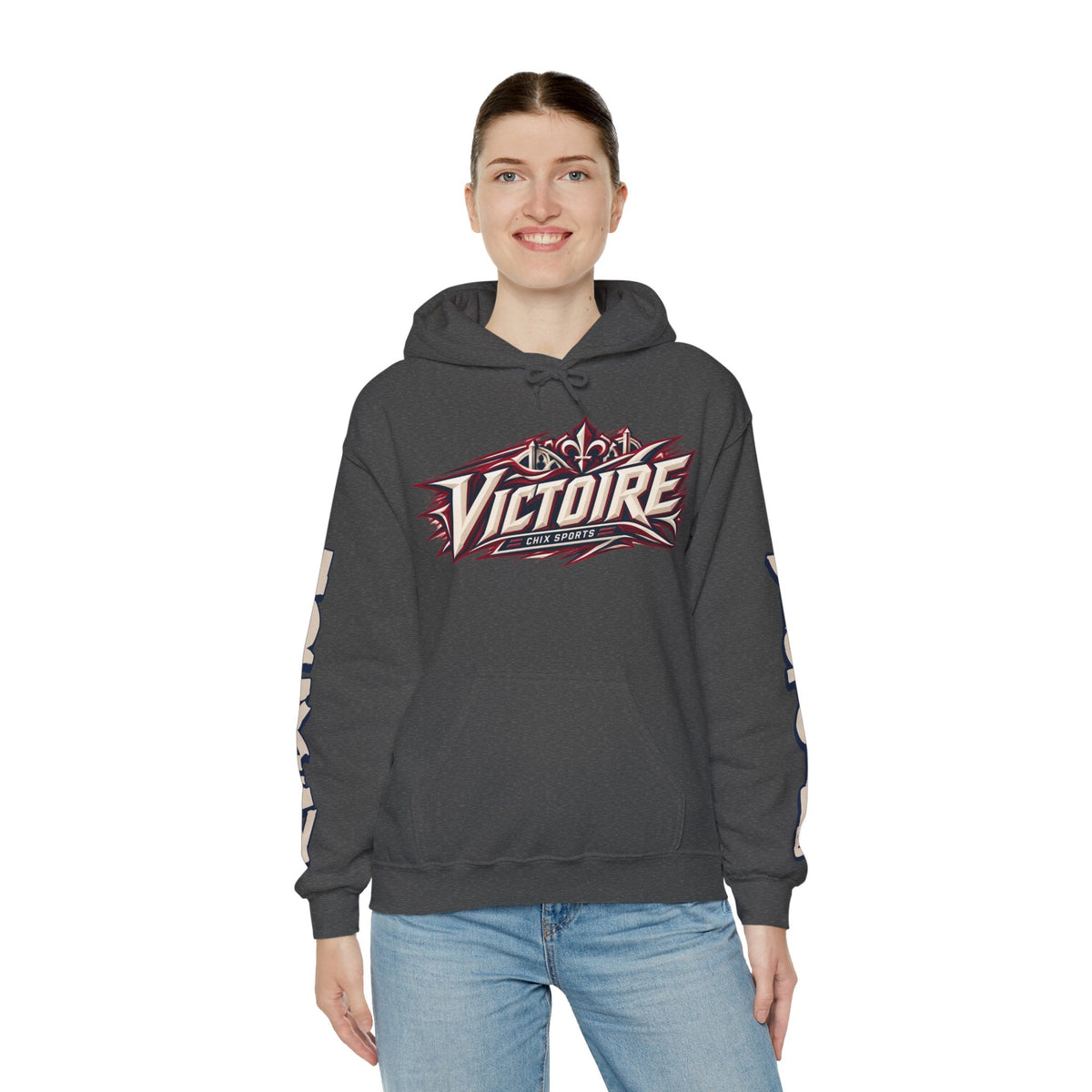 Kati Tabin Victoire Unisex City Hoodie in Sport Grey | Chix Sports