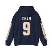 Katie Chan Goldeneyes Unisex Hoodie in Navy | Chix Sports