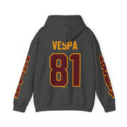 Kayla Vespa Hamilton Expansion Unisex Hoodie in Dark Heather | Chix Sports