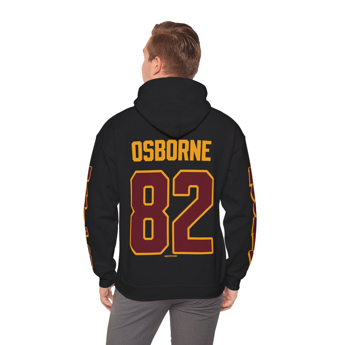 Kayle Osborne Hamilton Expansion Unisex Hoodie in Maroon | Chix Sports