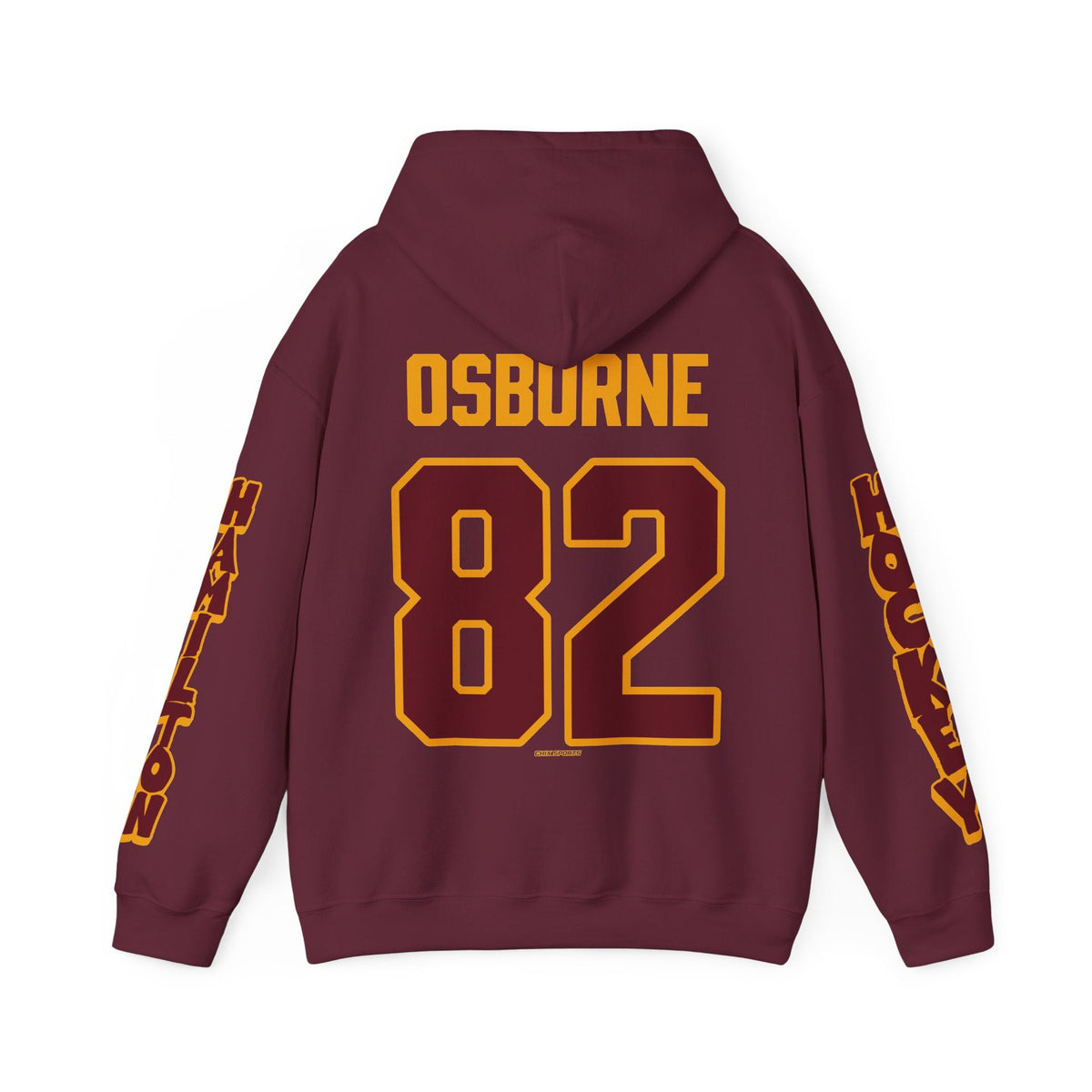 Kayle Osborne Hamilton Expansion Unisex Hoodie in Maroon | Chix Sports