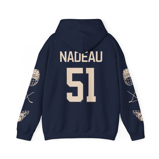 Kelly Ann Nadeau 51 Victoire Hockey Heavy Hoodie | Chix Sports