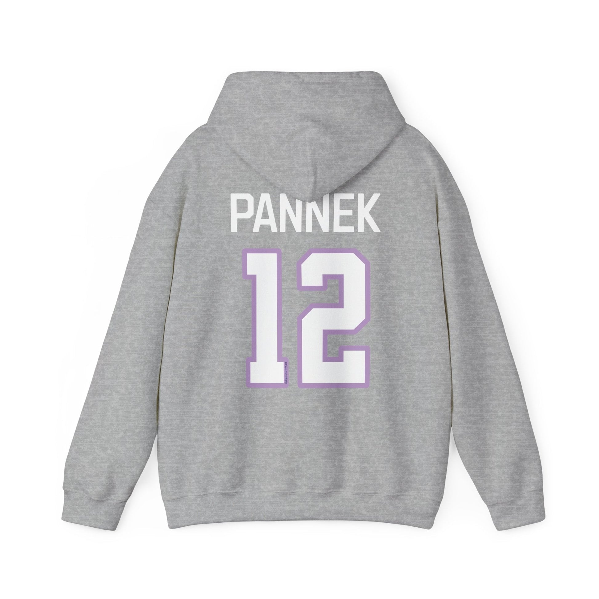 Kelly Pannek 12 Frost Heavy Hoodie (No sleeve print) | Chix Sports