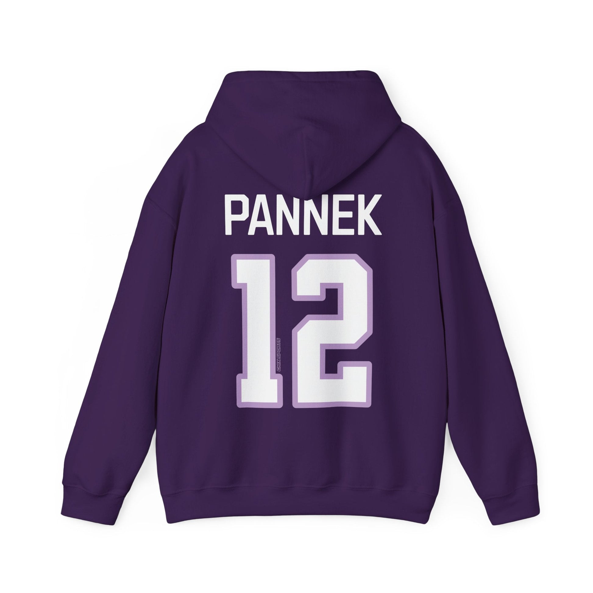 Kelly Pannek 12 Frost Heavy Hoodie (No sleeve print) | Chix Sports