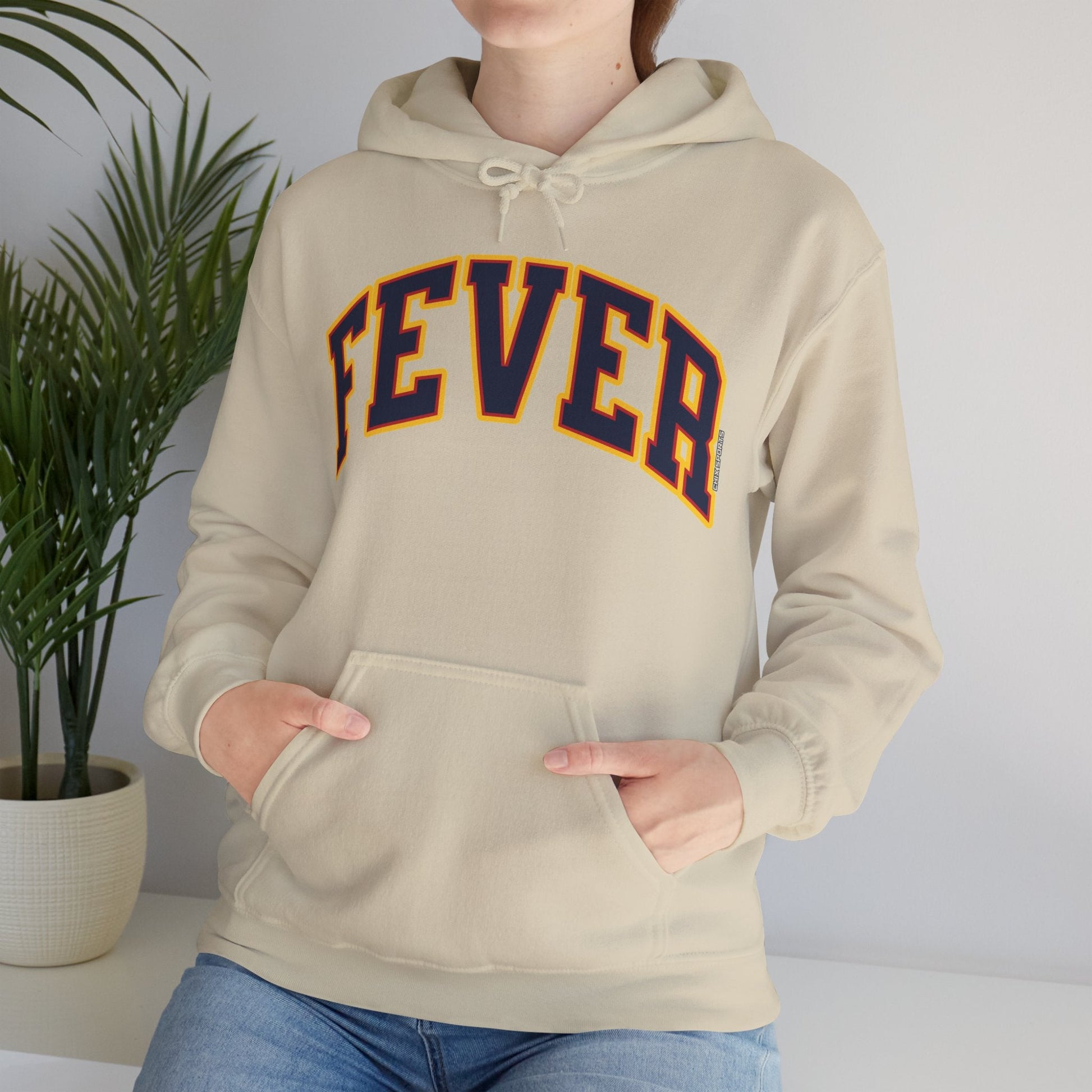 Kelsey Mitchell Fever Unisex Jersey Hoodie | Chix Sports