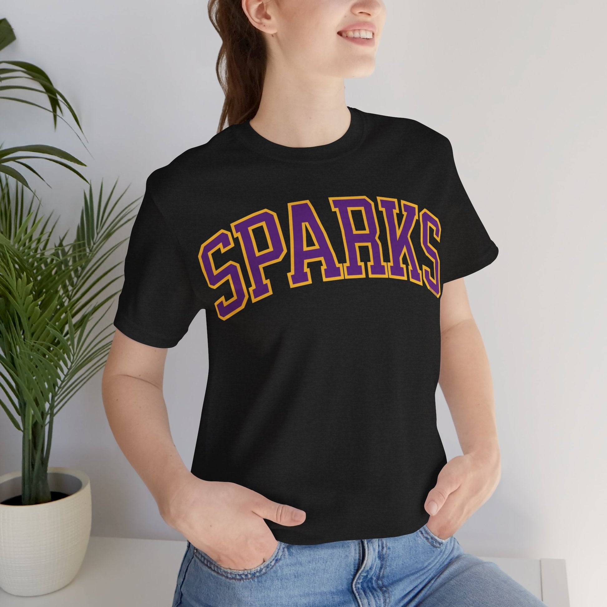 Kelsey Plum Sparks Unisex Jersey T-shirt | Chix Sports