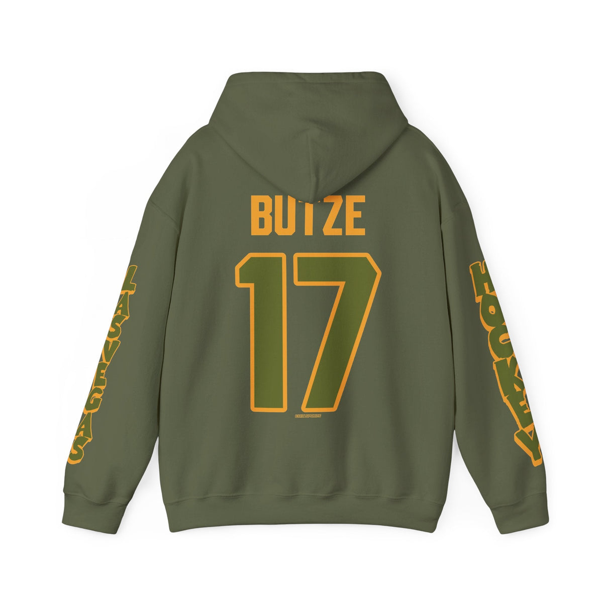 Kendall Butze Las Vegas Women's Hockey Unisex Hoodie in Military Green | Chix Sports
