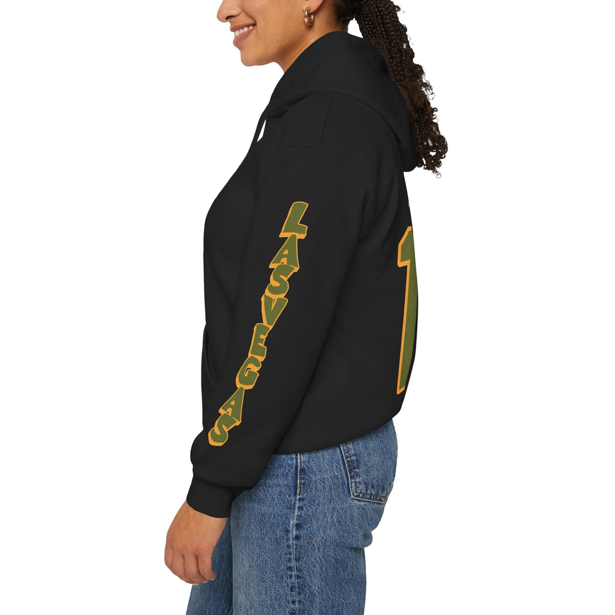 Kendall Butze Las Vegas Women's Hockey Unisex Hoodie in Military Green | Chix Sports
