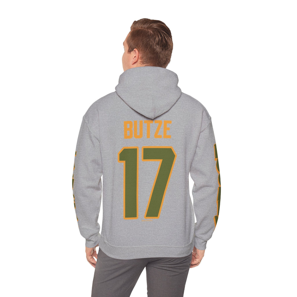 Kendall Butze Las Vegas Women's Hockey Unisex Hoodie in Military Green | Chix Sports