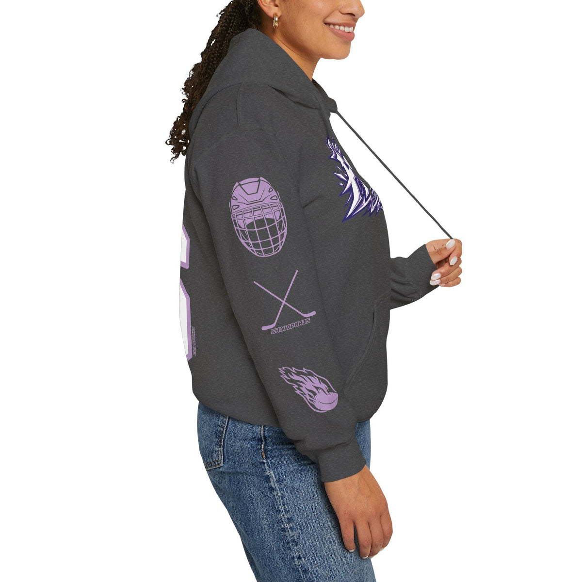 Kendall Coyne Schofield Frost Unisex Hoodie in Sand | Chix Sports