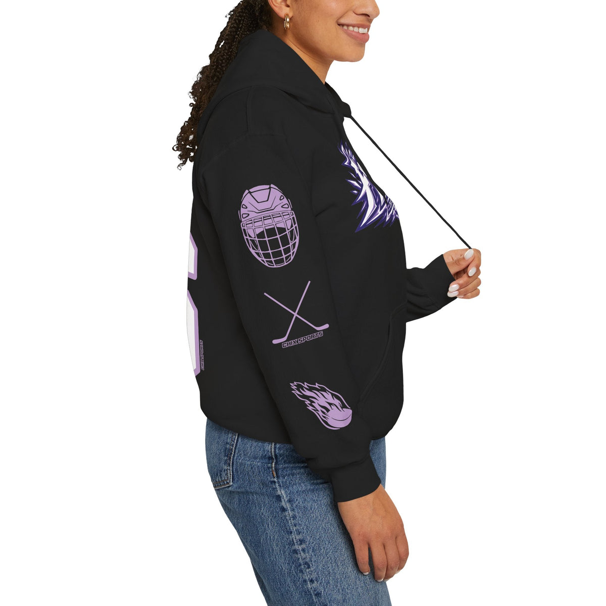 Kendall Coyne Schofield Frost Unisex Hoodie in Sand | Chix Sports