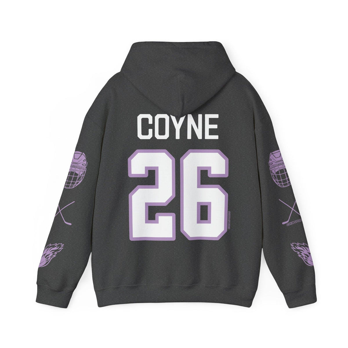 Kendall Coyne Schofield Frost Unisex Hoodie in Dark Heather | Chix Sports